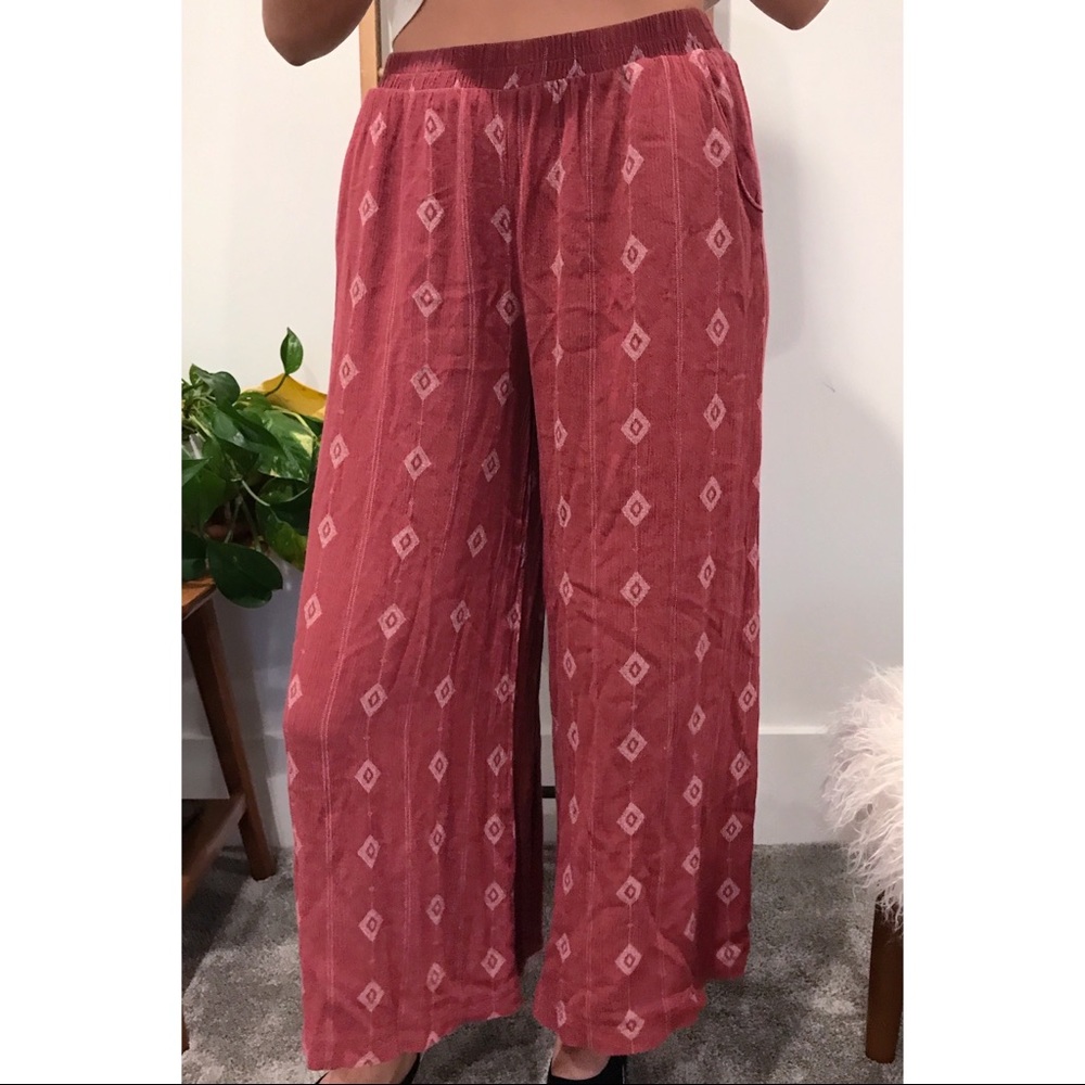 Wide leg, boho pant